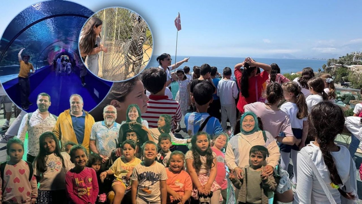 Yanköylü öğrenciler ilk defa Antalya'ya geldiler!
