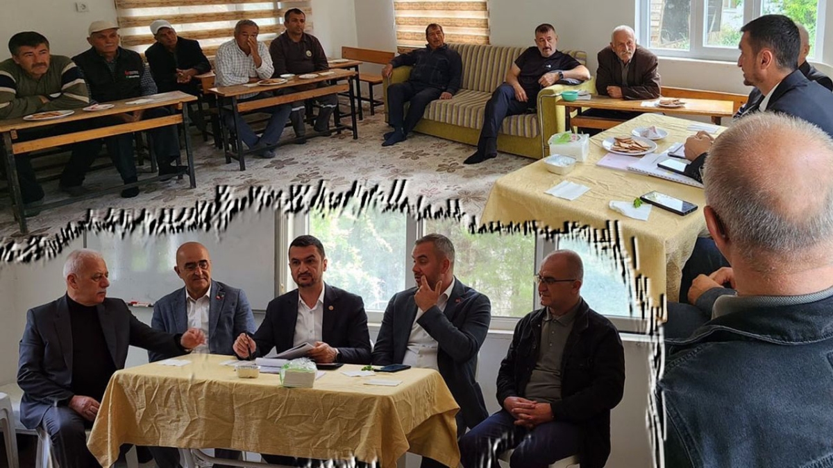Burdur Milletvekili Mustafa Oğuz, Karacaören köyü'nü ziyaret etti