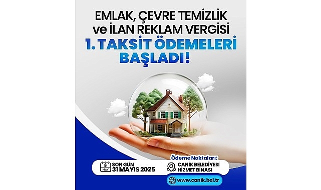 Canik’te Vergi Ödemeleri Başladı 