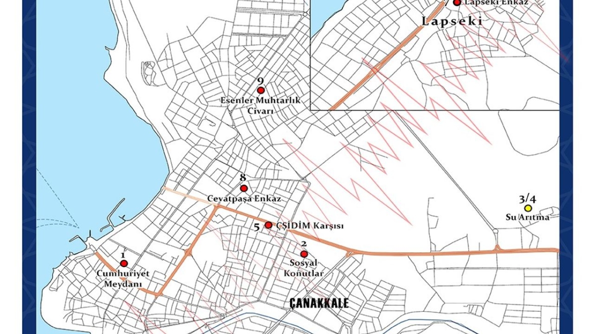 Çanakkale'de 600 kişilik geniş katılımlı afet tatbikatı yapılacak