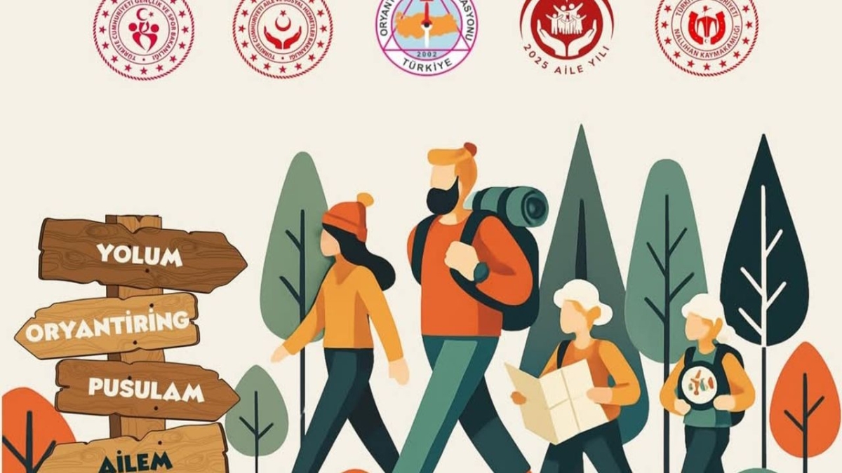 Nallıhan'da aile temalı oryantiring etkinliği