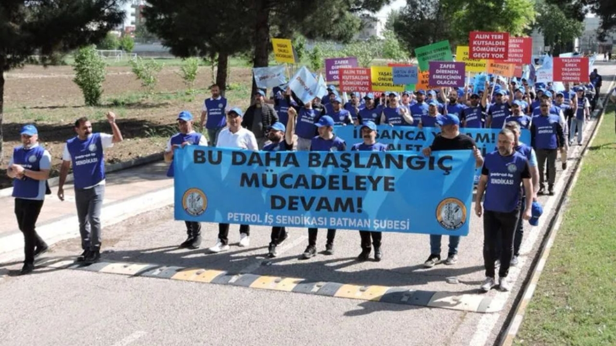 Batman Tüpraş işçileri kararlı