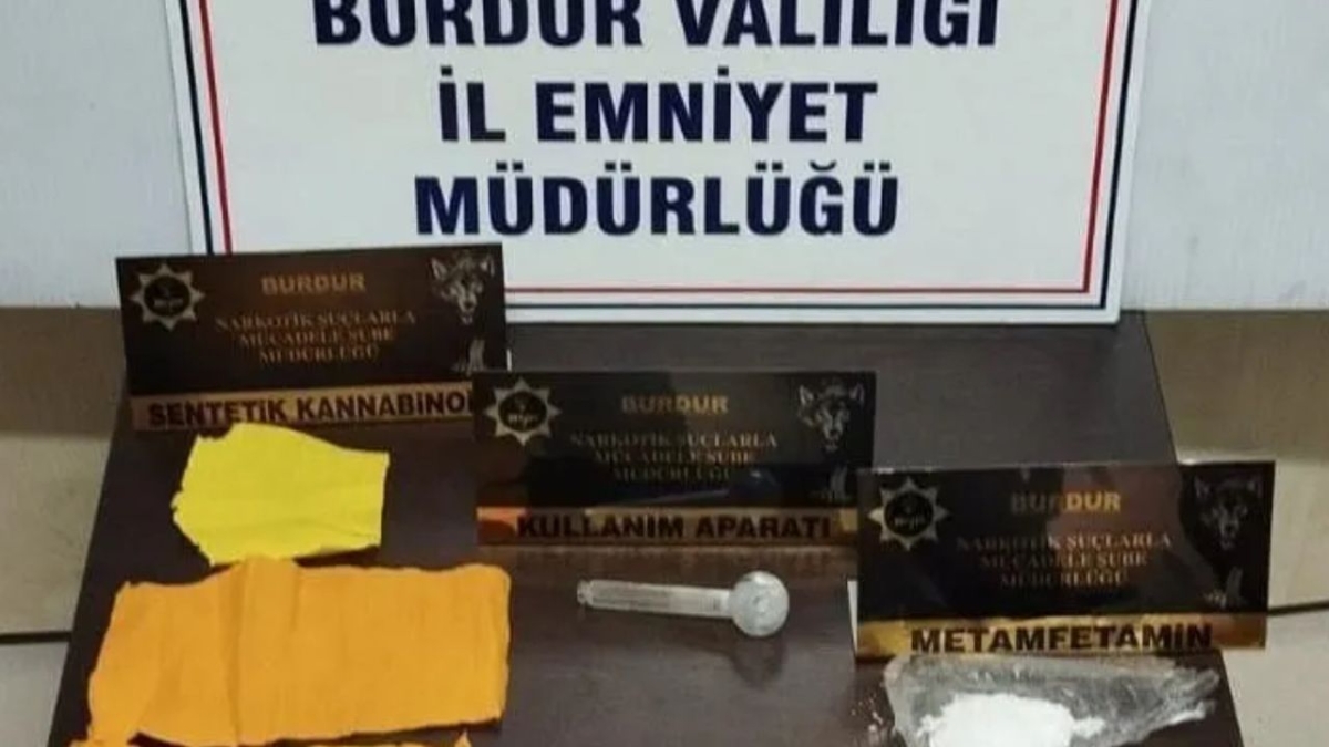 Burdur'da polis uyuşturucuya geçit vermedi