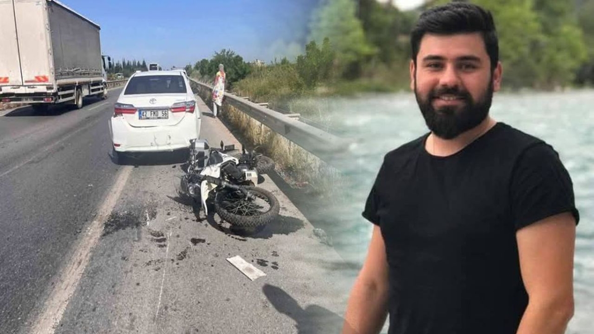 Manavgat’ta feci kaza: Motosiklet sürücüsü hayatını kaybetti