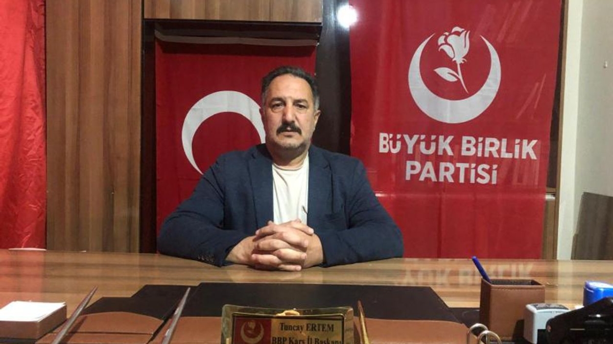 BBP Kars İl Başkanı Tuncay Ertem, görevinden istifa etti