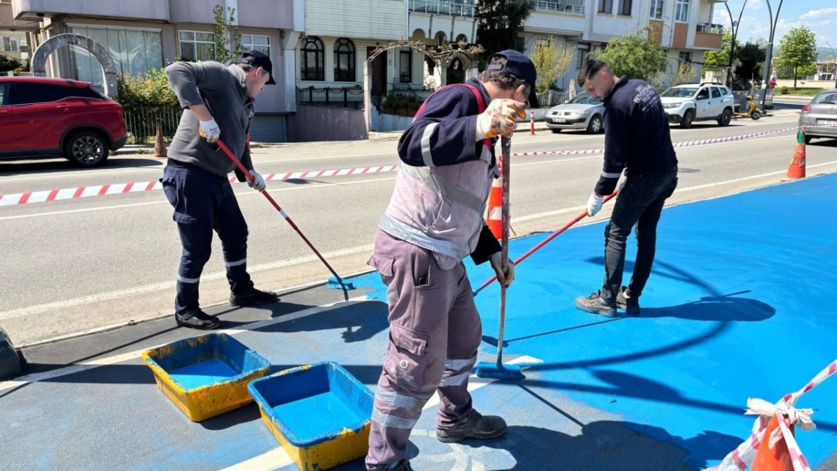 Altınordu'nun bisiklet ve koşu yolları yenileniyor!
