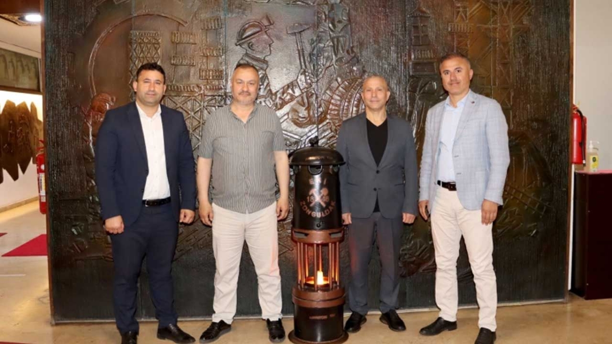 Emekli madenci Ercan Acun'dan GMİS'e ziyaret