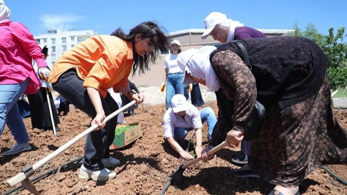 'Kent Kadın Bostanları' projesi Mardin Artuklu’da hayata geçti