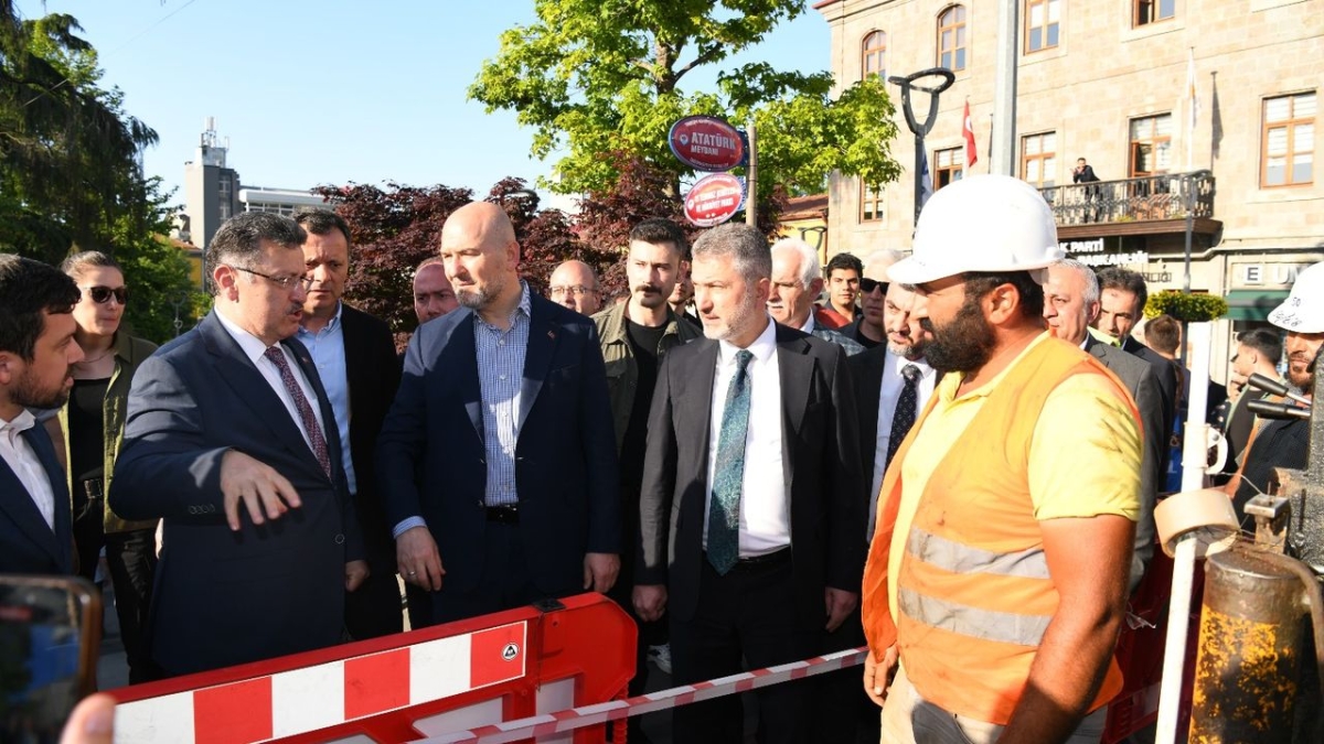 Raylı sistem projesi Trabzon'da hızla ilerliyor