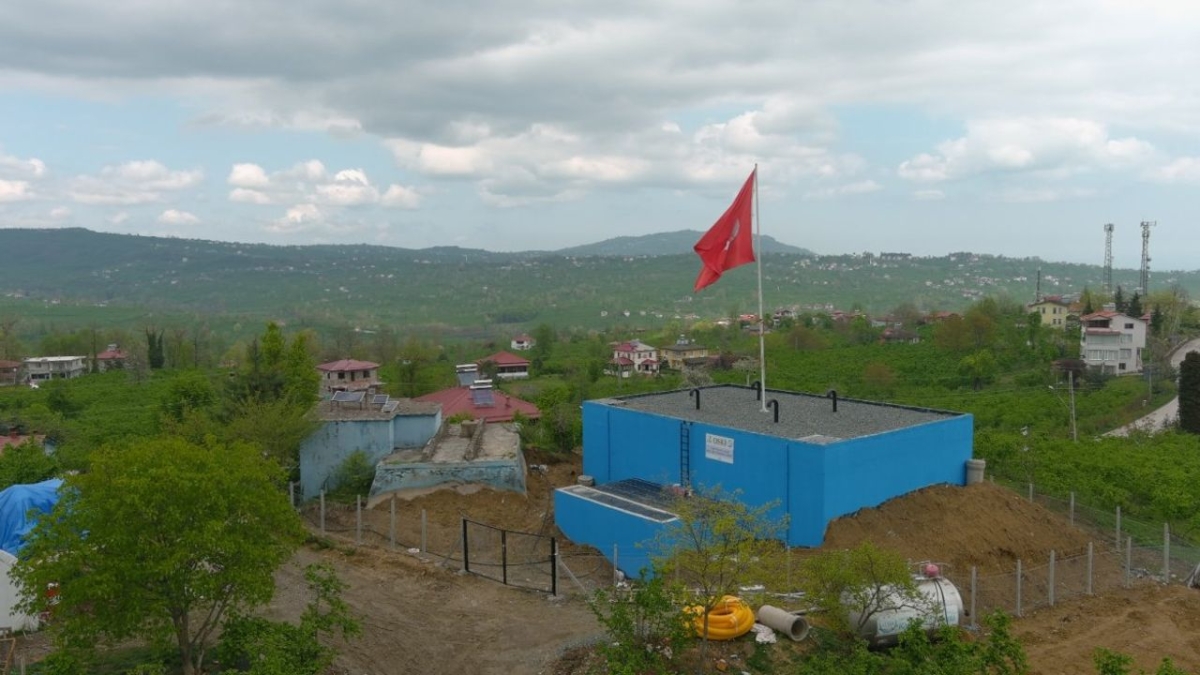 Altınordu Kökenli mahallesinde dev içme suyu deposu
