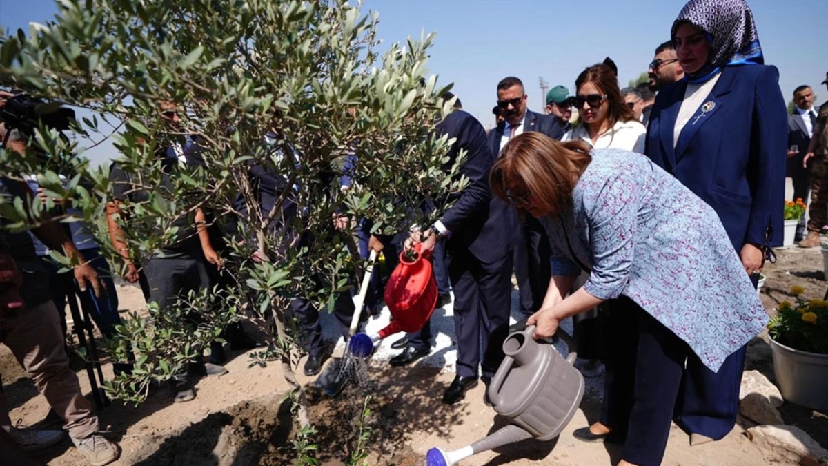 Gaziantep ve Bağdat kardeşliği! Türkiye Bahçesi’ne 5 bin fidan