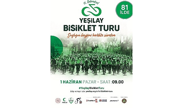 Yeşilay'dan Türkiye Genelinde Dev Bisiklet Turu