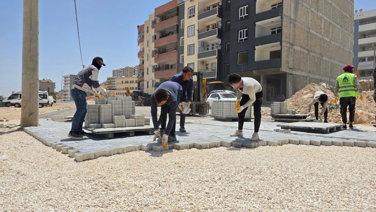 Eyyübiye Direkli Mahallesi'nde yeni yollar hizmete sunuluyor