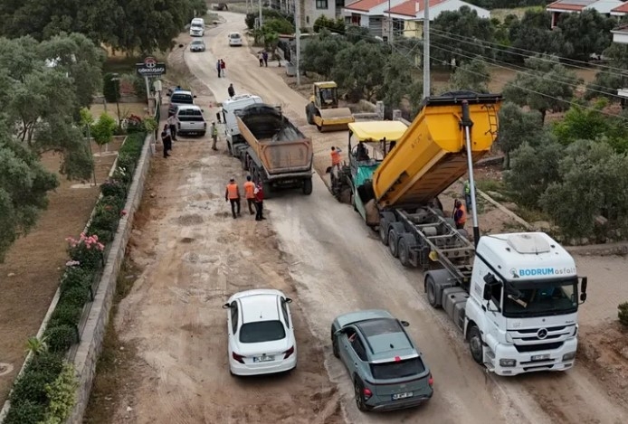 Milas Menteş Yolu Yenileniyor


