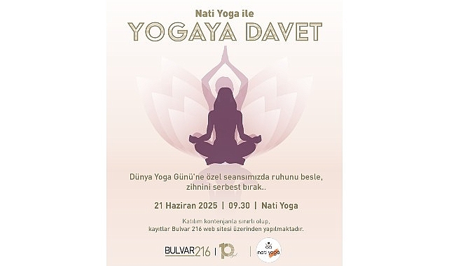 Bulvar 216’da Dünya Yoga Günü'ne özel seansla yogaya davet!