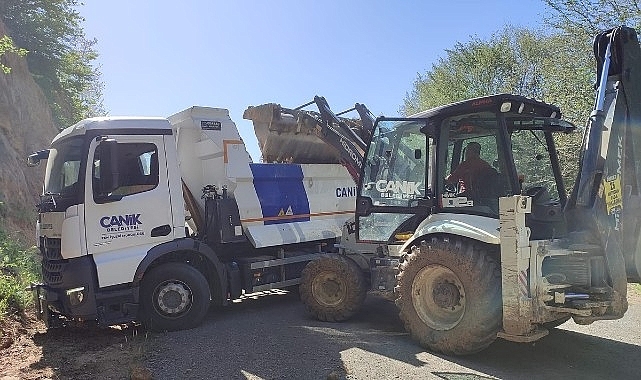 Canik'te Kırsalda Ulaşım Atağı 