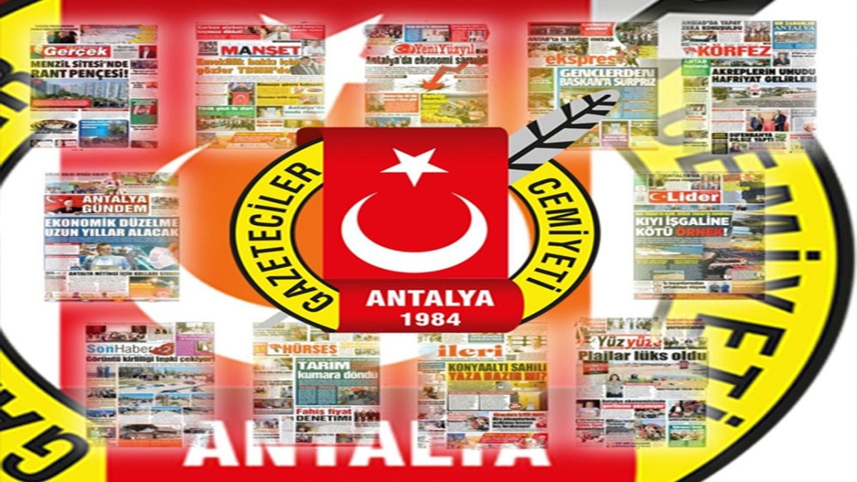 Antalya Gazeteciler Cemiyeti, Antalya'da kapanan 5 gazete için mesaj yayınladı