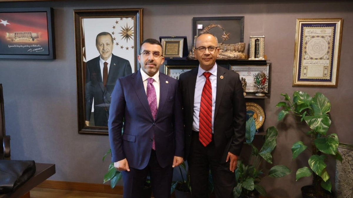 Kars 3. Noteri Timuçin Timur'dan Milletvekili Adem Çalkın'a ziyaret