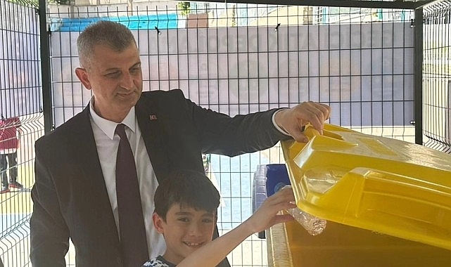 Gölcük Belediyesi'nden öğrencilere sıfır atık eğitim sahası