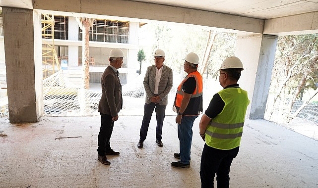  Ege Üniversitesinde yeni teknopark binası hızla yükseliyor