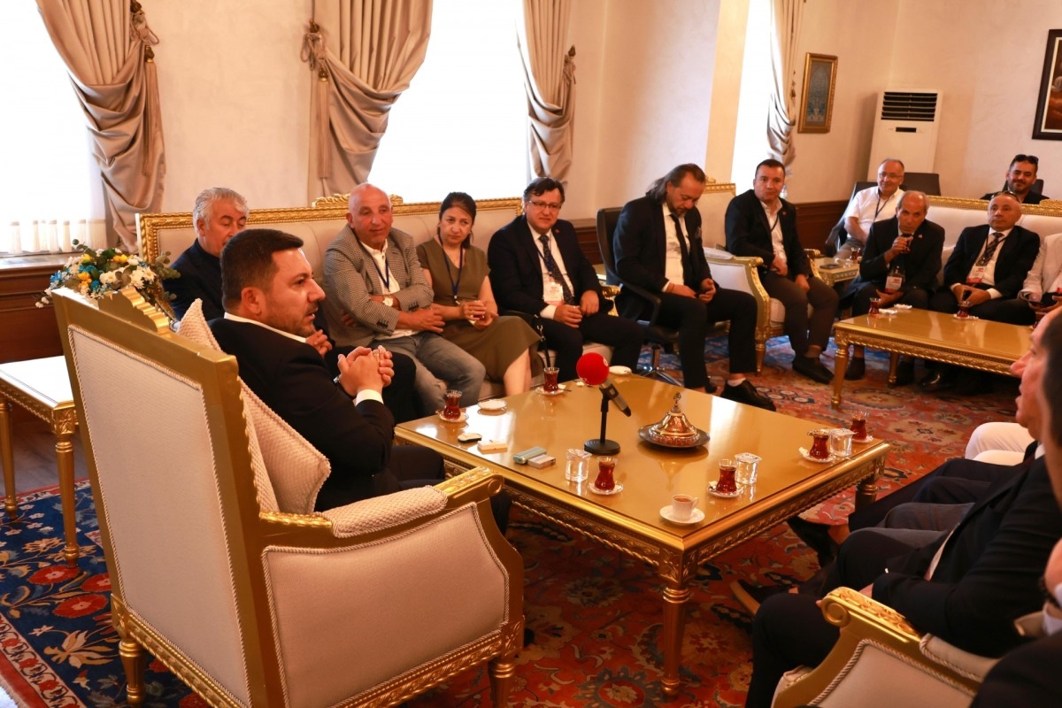 Türkiye Gazeteciler Konfederasyonu Heyeti Nevşehir Belediyesinde
