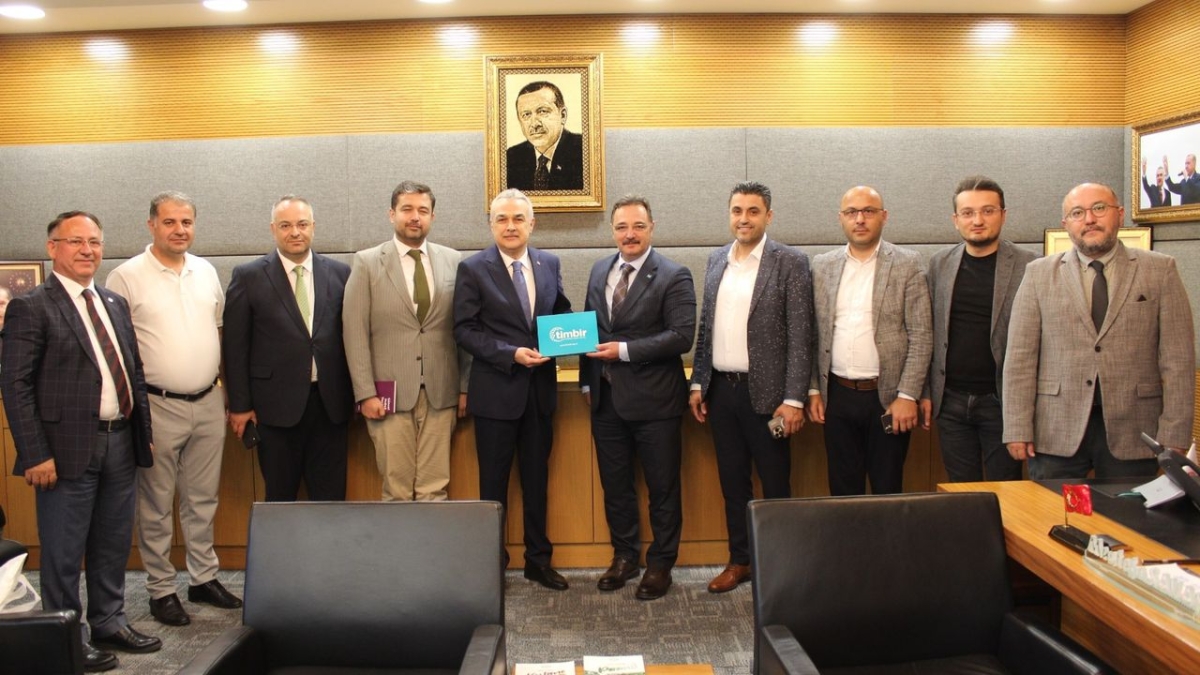 TİMBİR'den TBMM KİT Komisyonu Başkanı Mustafa Savaş’a ziyaret