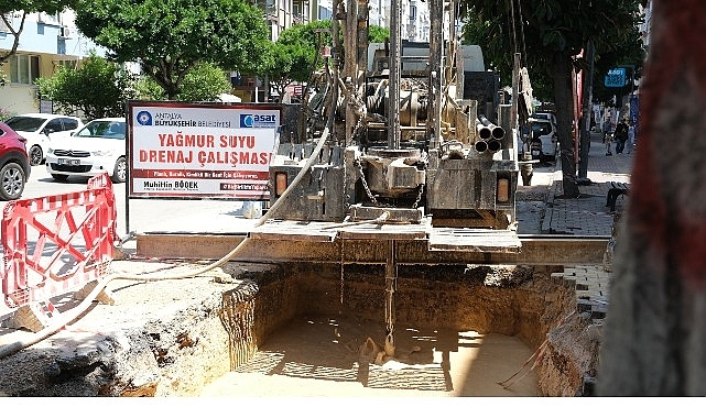 Kepez’e 50 Milyon TL’lik yağmur suyu yatırımı 