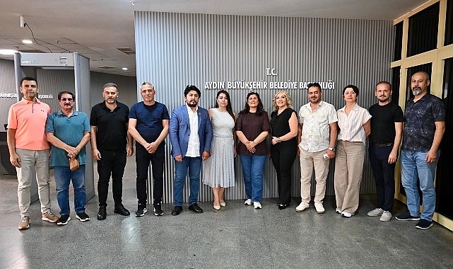 Başkan Çerçioğlu’na Aydın Büyükşehir Gazeteciler Cemiyeti'nden Ziyaret