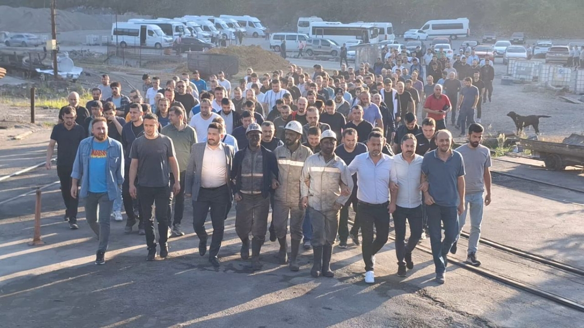 TTK ve MTA’DA eylemler başladı: ‘İşçi hakkını istiyor’