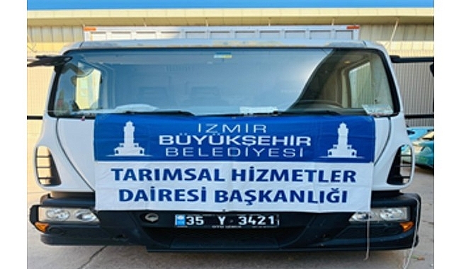 Büyükşehir'den yangın bölgesine yem desteği