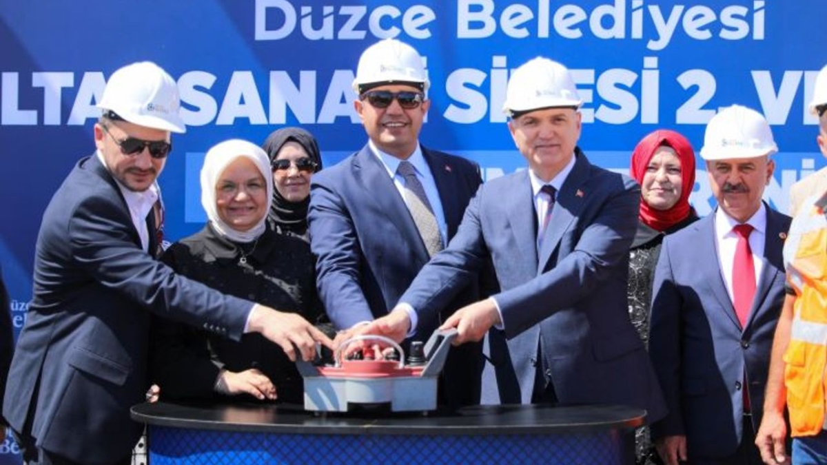 Düzce’de BELTAŞ Sanayi Sitesi”nin 2. ve 3. etap temeli atıldı