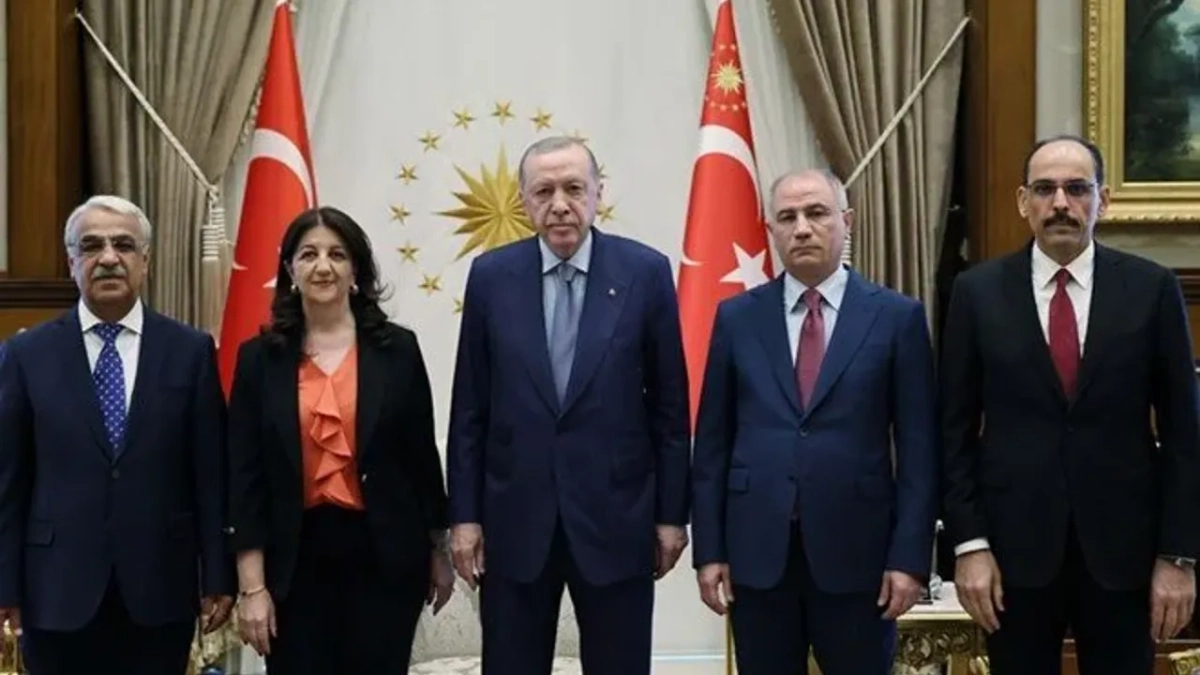 Cumhurbaşkanı Erdoğan, DEM Parti heyetiyle Beştepe’de: 