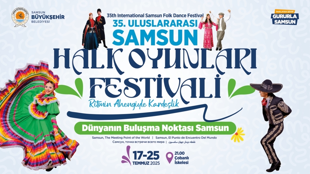 Samsun, Halk Oyunlarıyla Renkleniyor