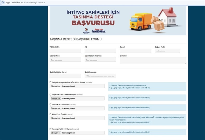 Dar Gelirli Ailelere Büyükşehir’den Taşınma Yardımı