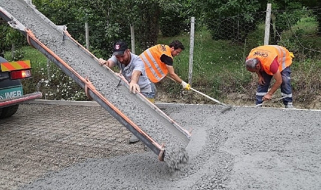 Başkan Sandıkçı: “Canik'imizi güvenli ve konforlu yollarla donatmaya devam ediyoruz”