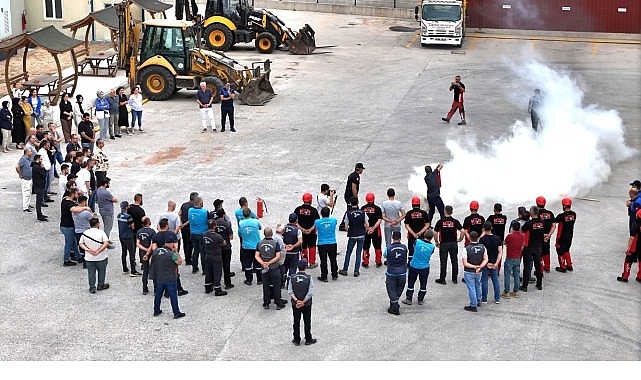 Kartepe Belediyesi'nde Gerçeğini Aratmayan Tatbikat