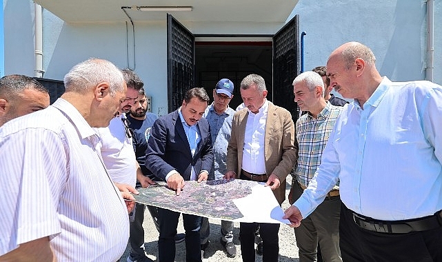 Büyükakın, Cumaköy ve Ovacık'taki altyapı çalışmalarını inceledi
