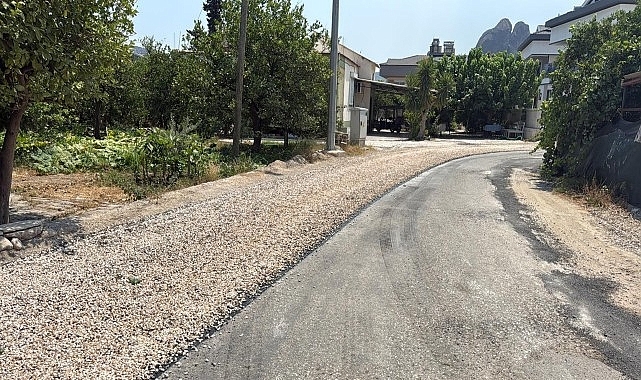 Kuzdere’de altyapı çalışması 