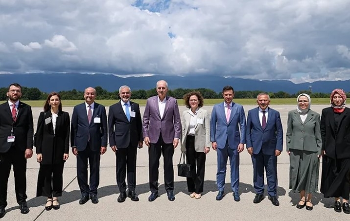 TBMM Başkanı Uluslararası Zirve İçin İsviçre’de

