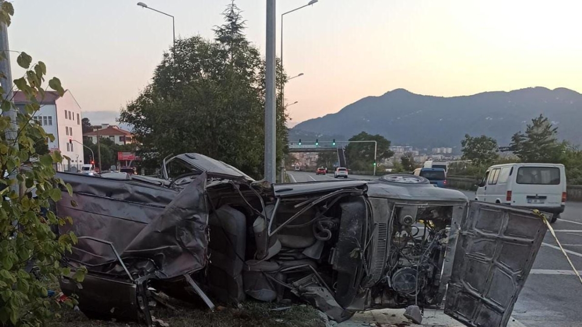 Espiye'de korkunç kaza ile Ahmet Güner vefat etti