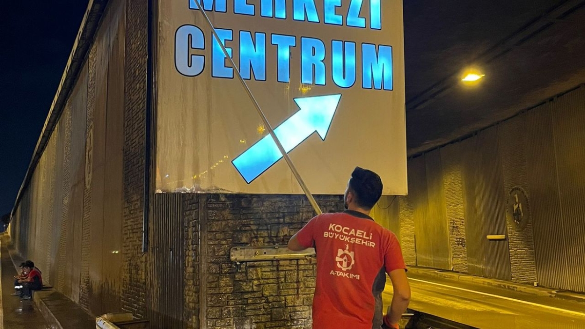 Kocaeli'de SEKA tüneline A Takımı dokunuşu