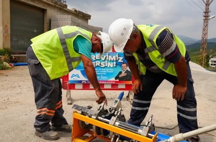 Mersin’de Altyapı Çalışmaları Sürüyor
