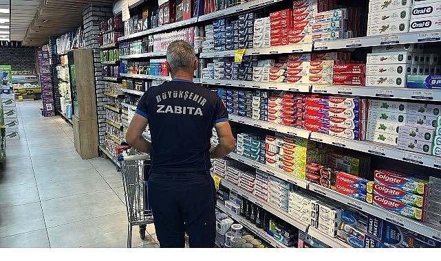 Büyükşehir'den market raflarına sıkı takip