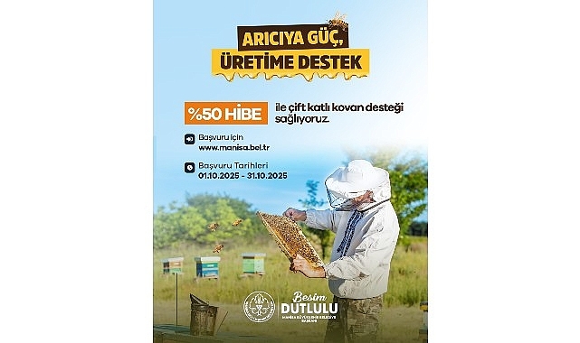  Büyükşehir’den Üreticilere Yüzde 50 Hibeli Kovan Desteği