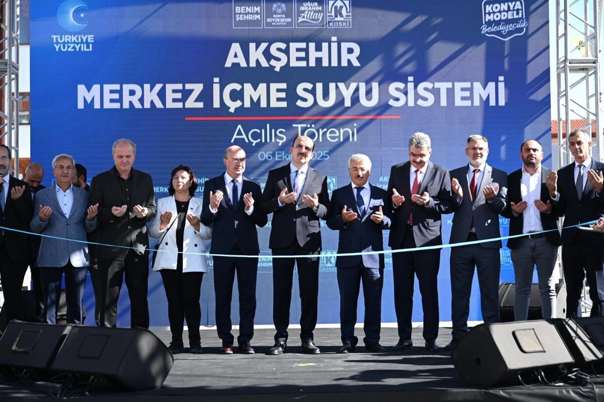 Konya Akşehir'in içme suyu sorununa 223 milyon TL'lik köklü çözüm