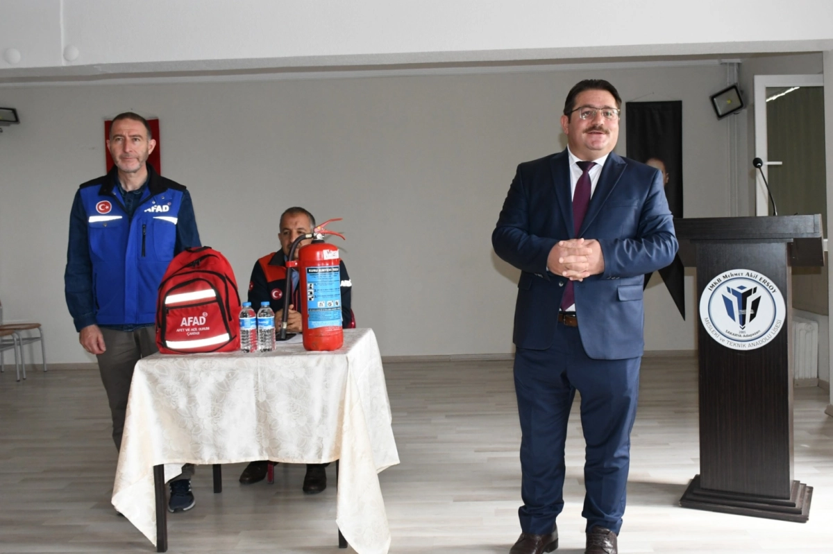 Sakarya'da özel eğitim okullarında afet bilinci