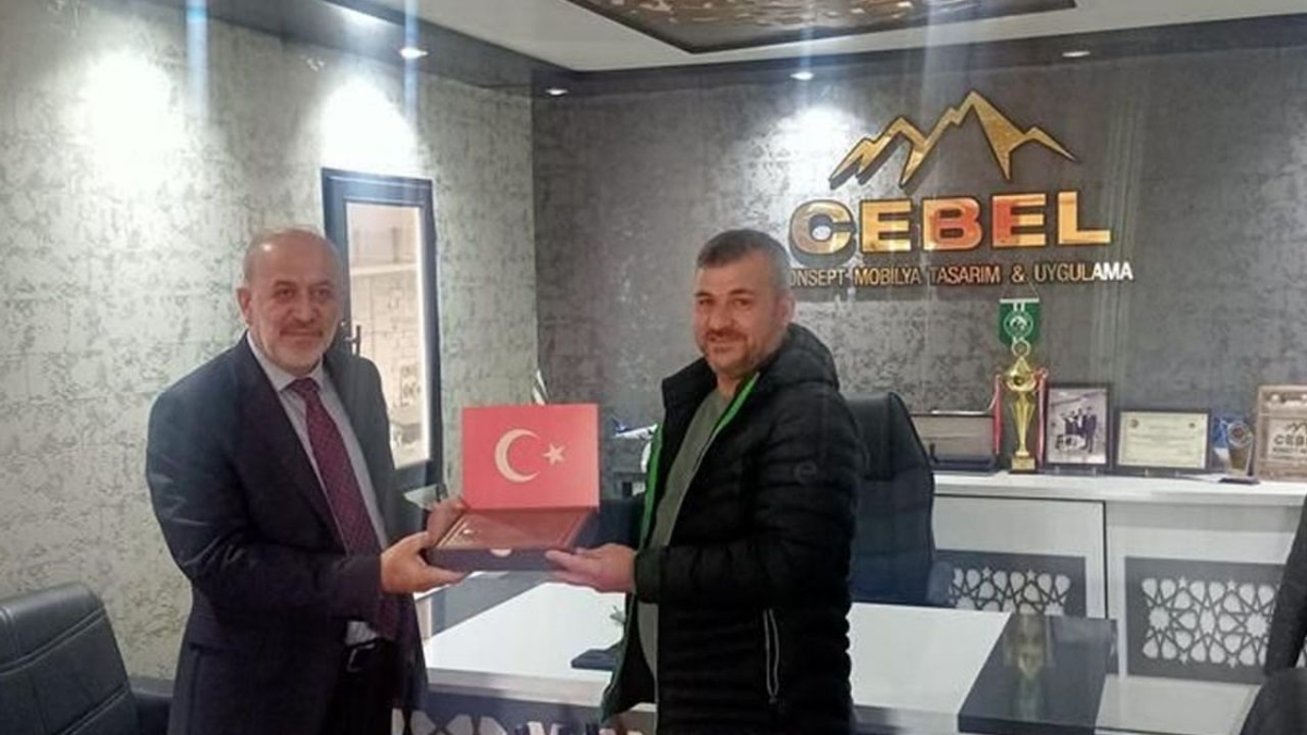 Müftü Biçer’den hayırsever iş insanı Demirel'e ziyaret