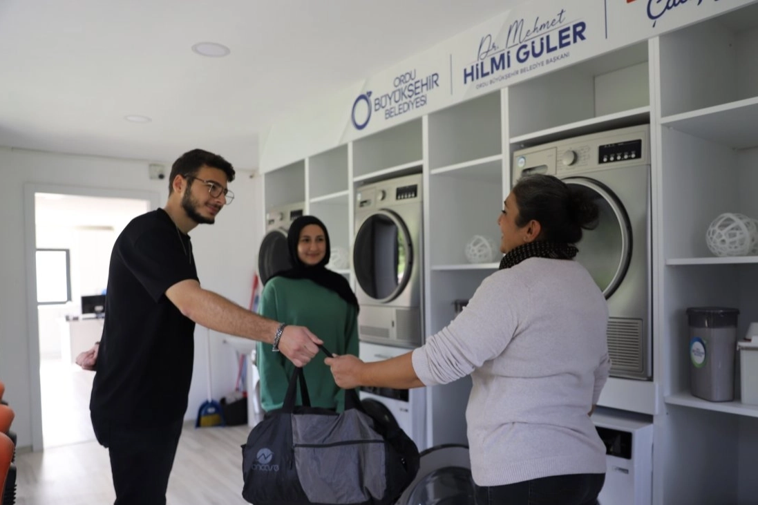 Ordu'da gençler çamaşır derdine düşmüyor
