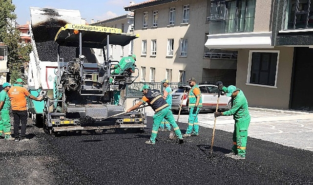 Çankaya sokakları yenileniyor