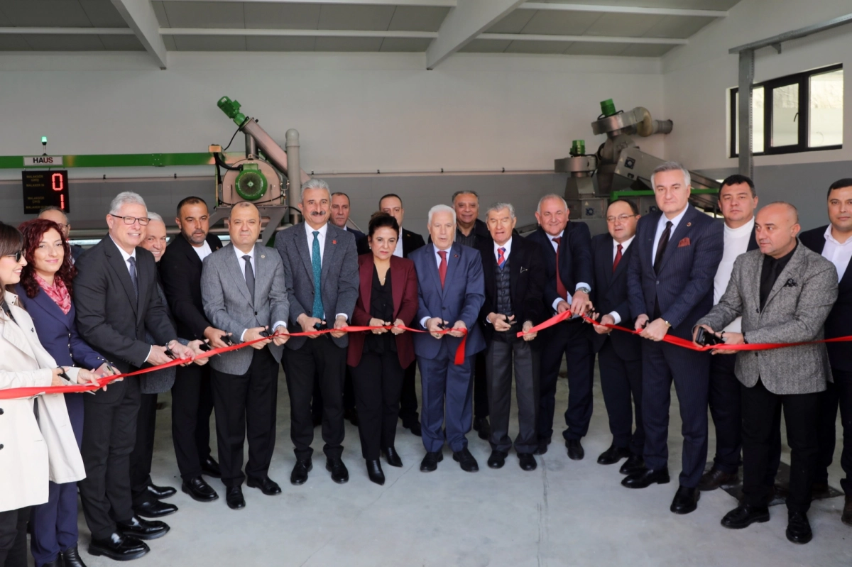 Mudanya'da 'imece modeli' ile zeytinyağı fabrikası açıldı